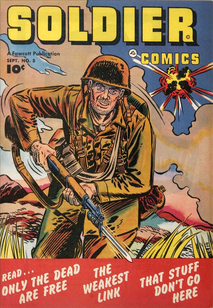 Soldier (1952, Fawcett) #  5 Raw