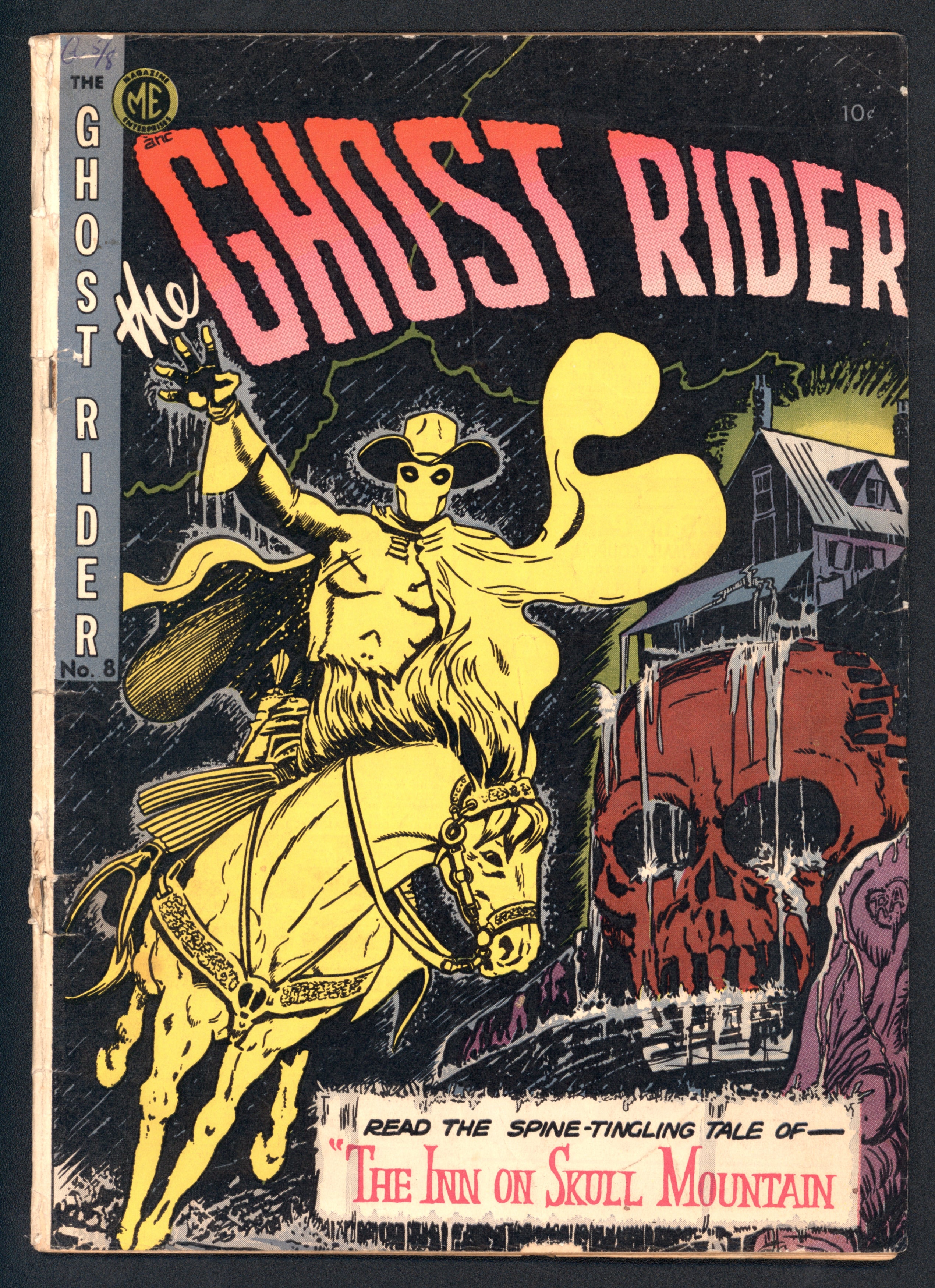Ghost Rider Comic 50th Issue Ghost Rider (1950 Magazine Enterprises) # 8 Raw