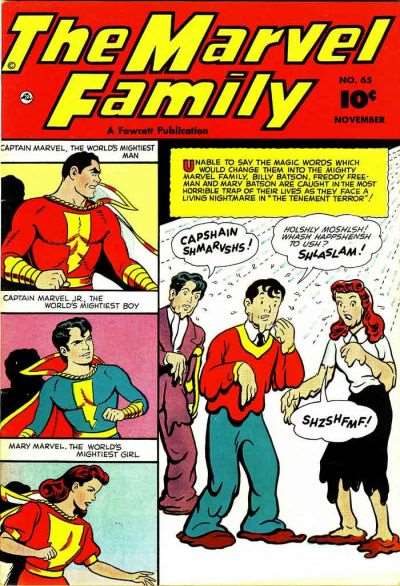 Marvel Family (1945 Fawcett) # 65 Raw