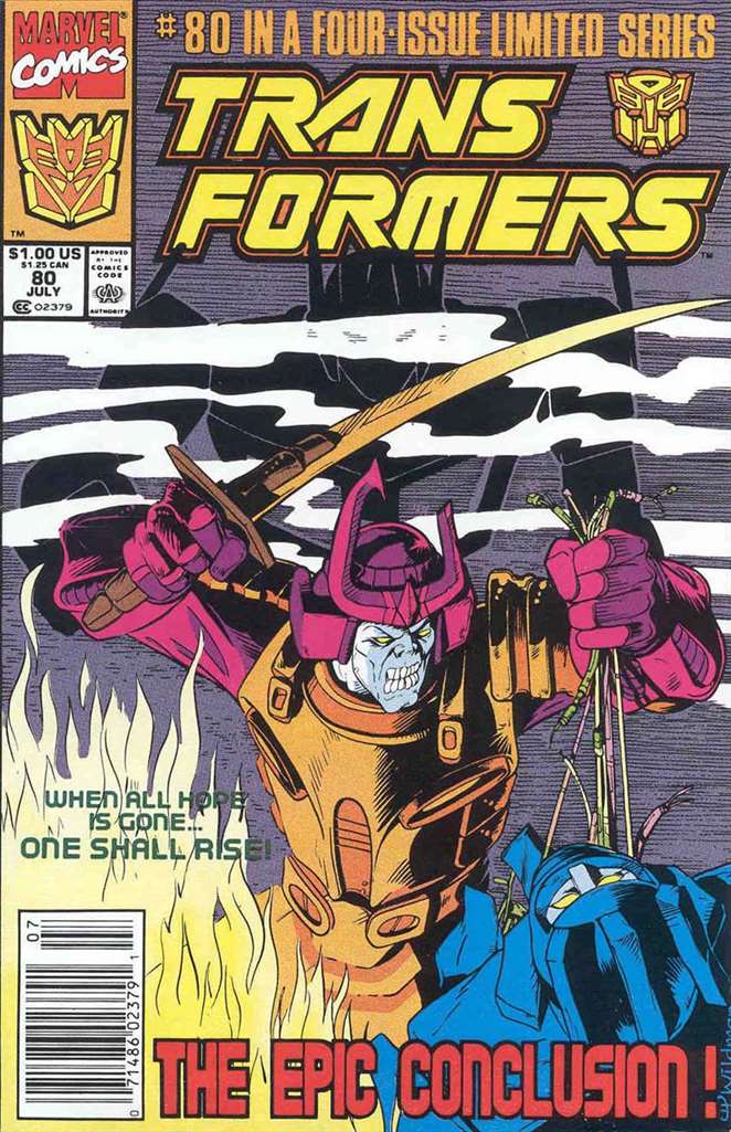 Transformers (1984 Marvel) # 80 Raw