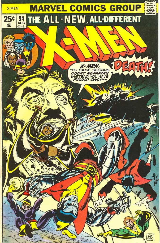 Uncanny X-Men (1963 1st Series Marvel) # 94 Raw