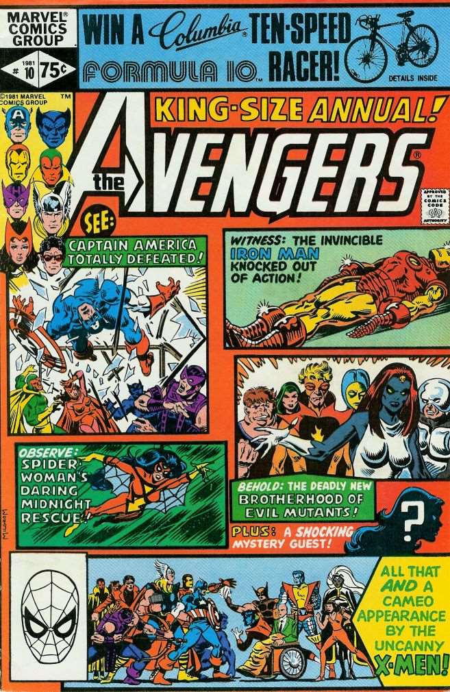 Avengers Annual (1963 1st Series Marvel) # 10 Raw