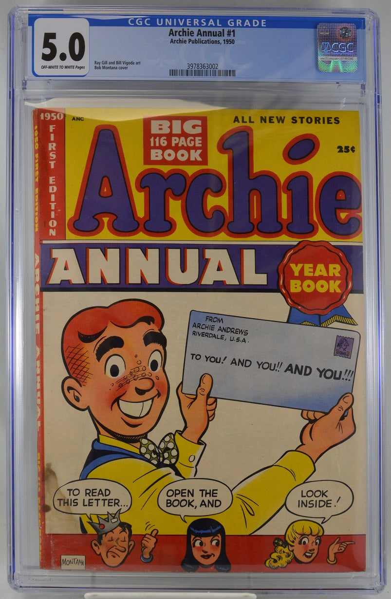 Archie Annual (1943 Archie) # 1 CGC