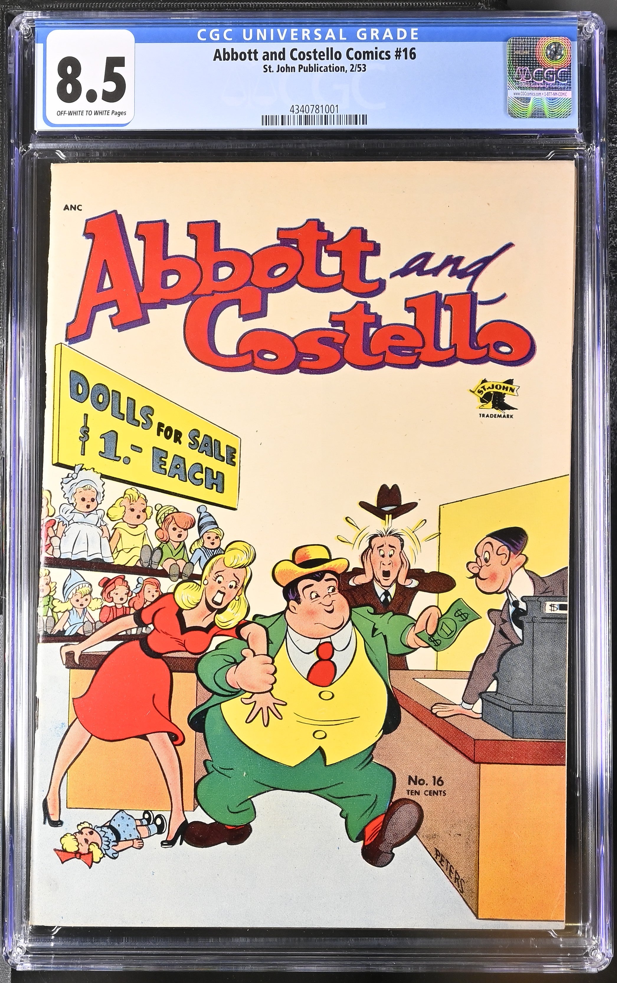 Abbott and Costello (St. John, 1952) # 16 CGC