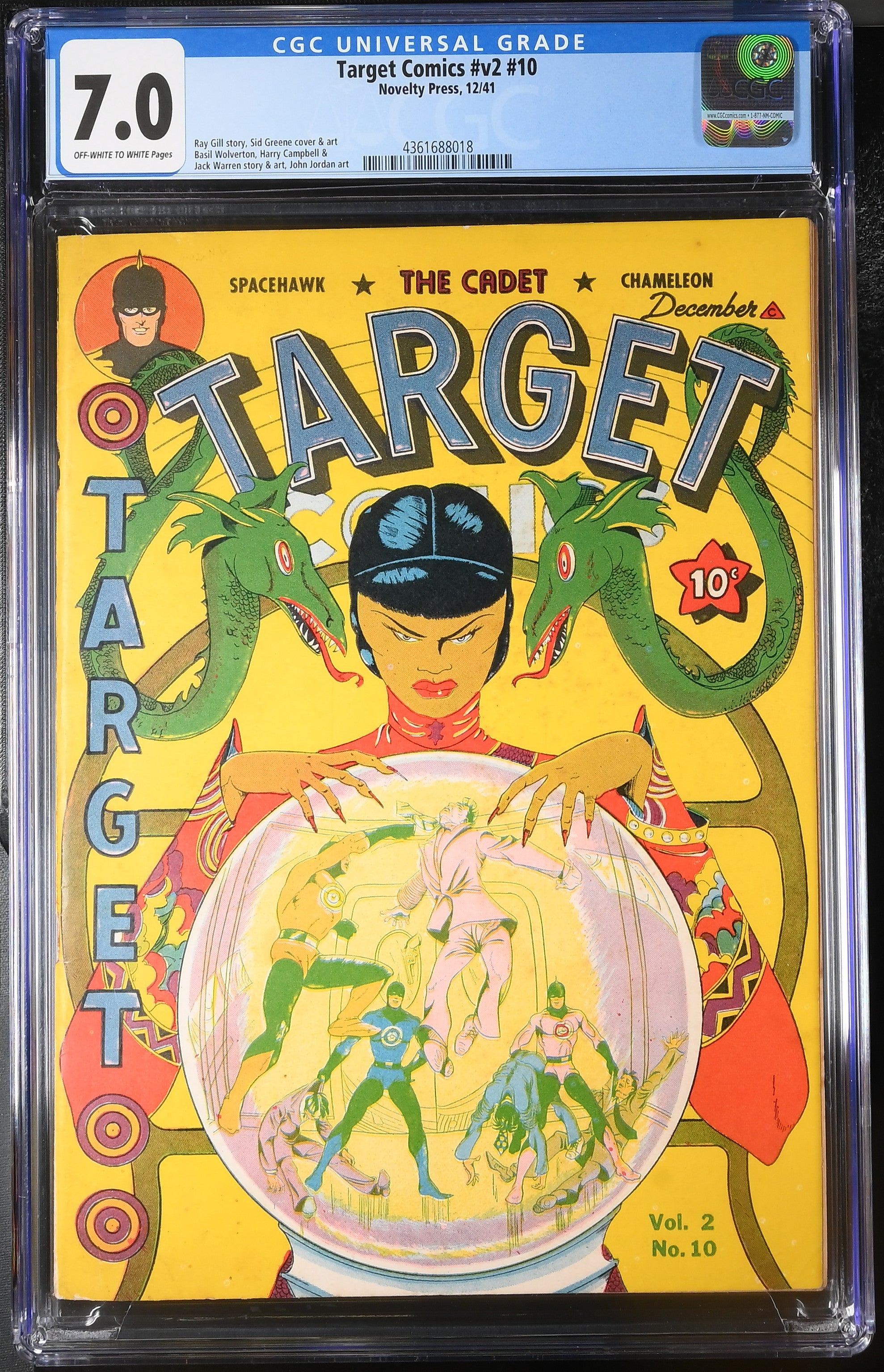 Target Comics (1941 v2 Novelty Press) # 10 CGC