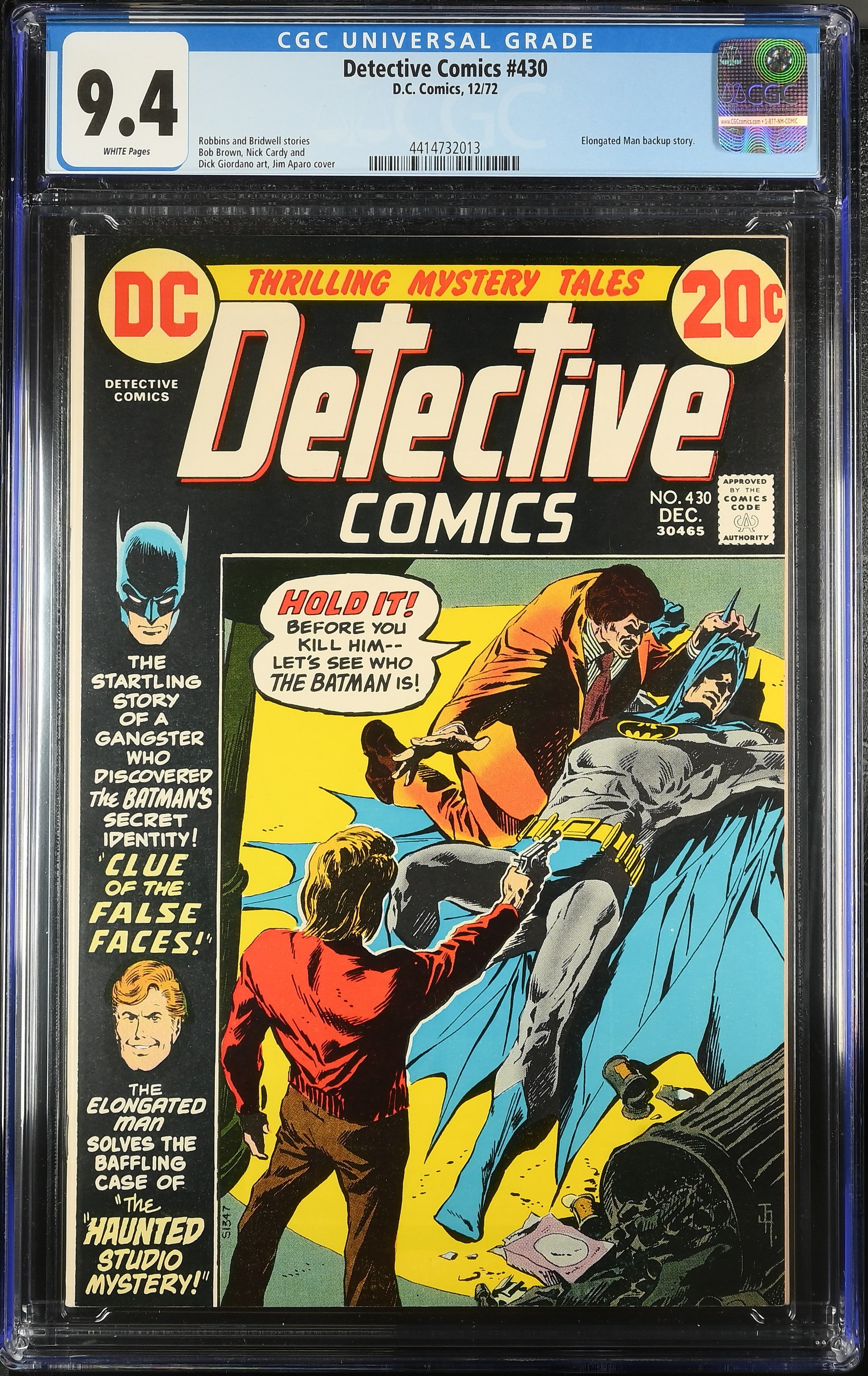 Detective Comics (1937 1st Series DC) #430 CGC