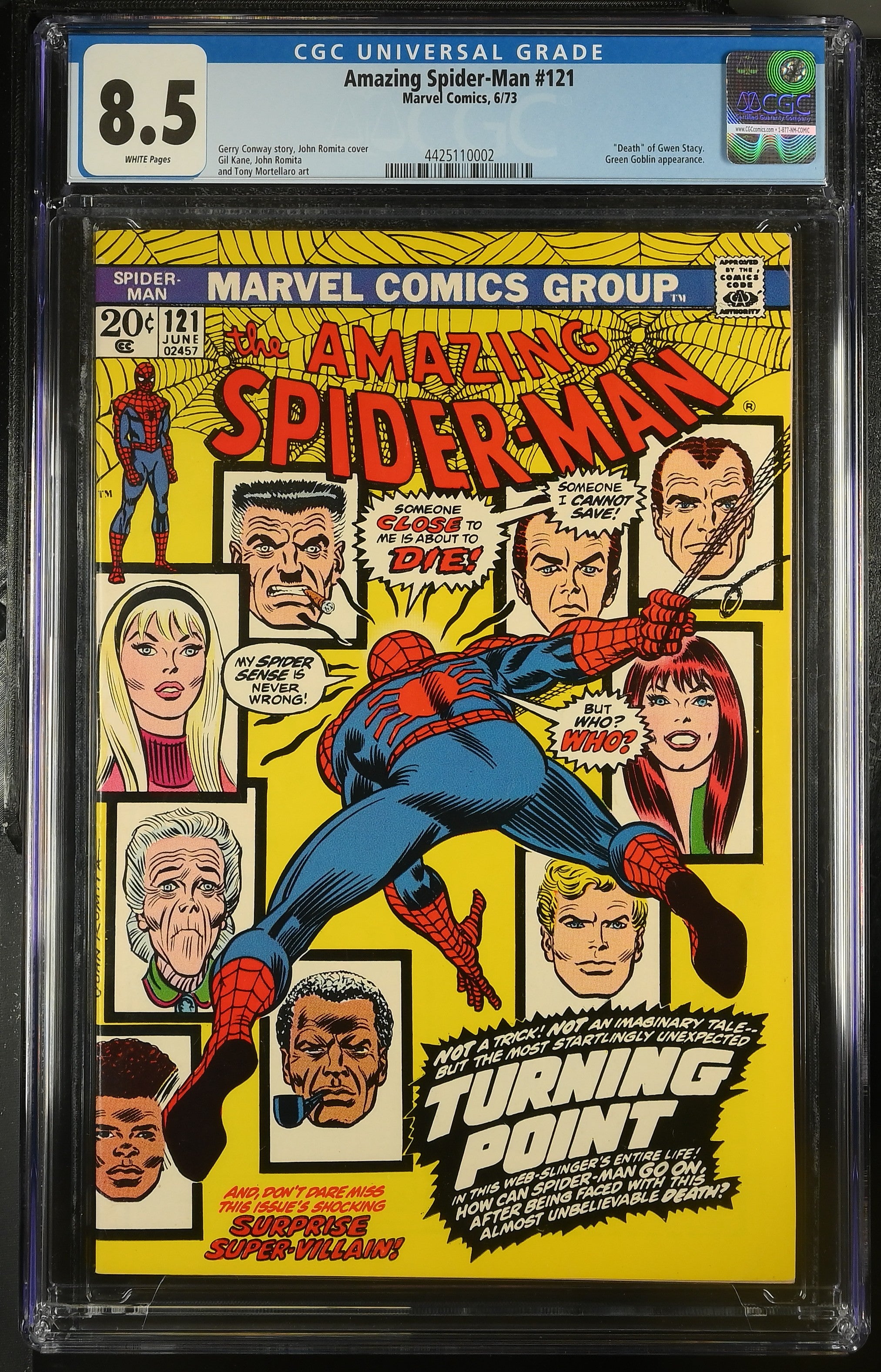 Amazing spider outlet man 367 9.8 cgc