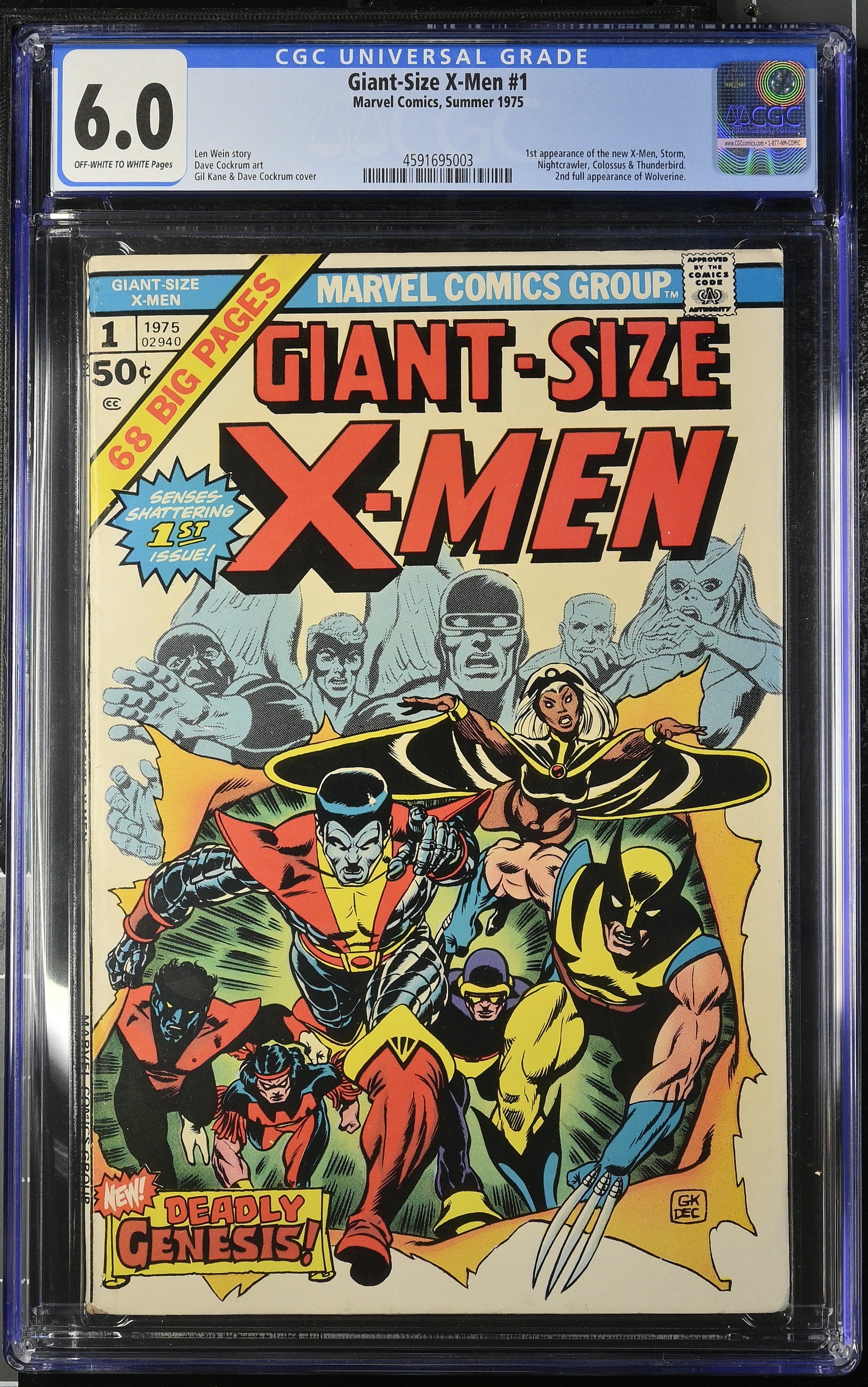 Giant-Size X-Men (1975 Marvel) # 1 CGC