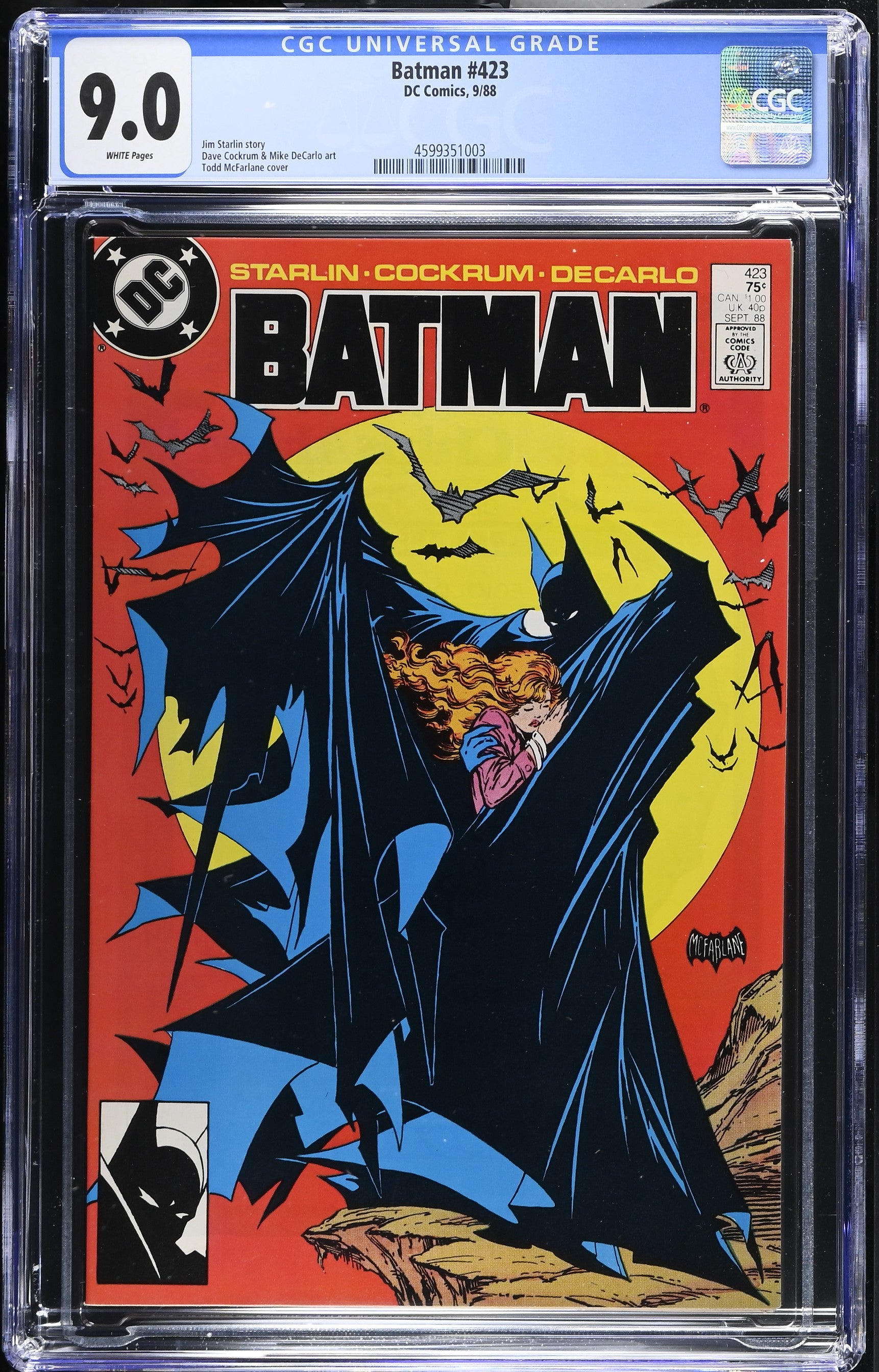 Batman (1940 1st Series DC) #423 CGC