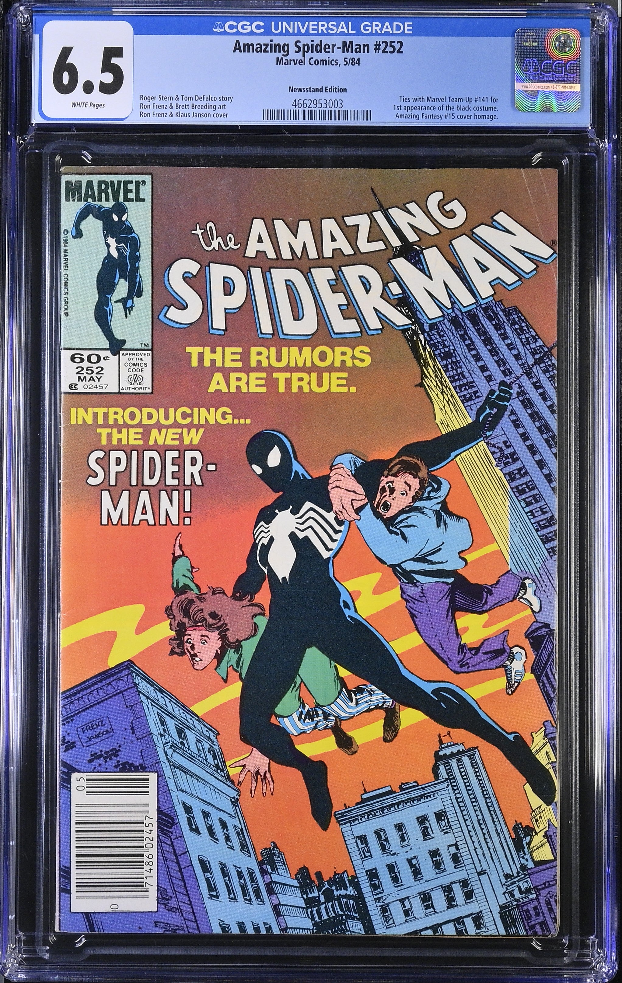 Amazing Spider-Man (1963 1st Series Marvel) #252 CGC