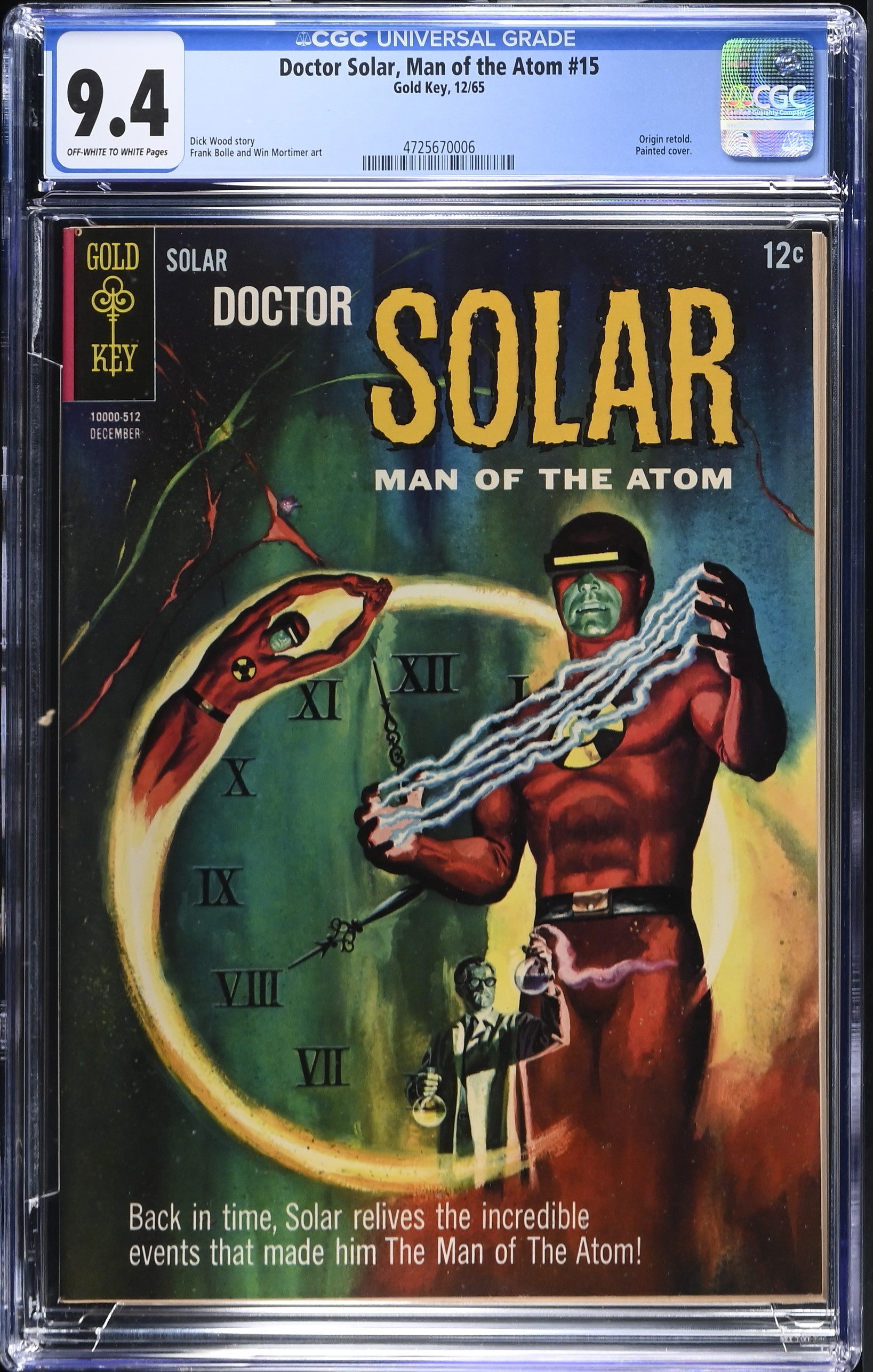 Doctor Solar (1962 Gold Key) # 15 CGC