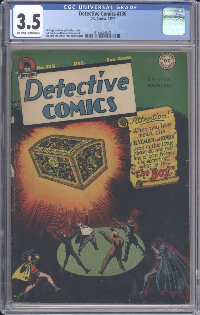 Detective Comics (1937 1st Series DC) #130 CGC