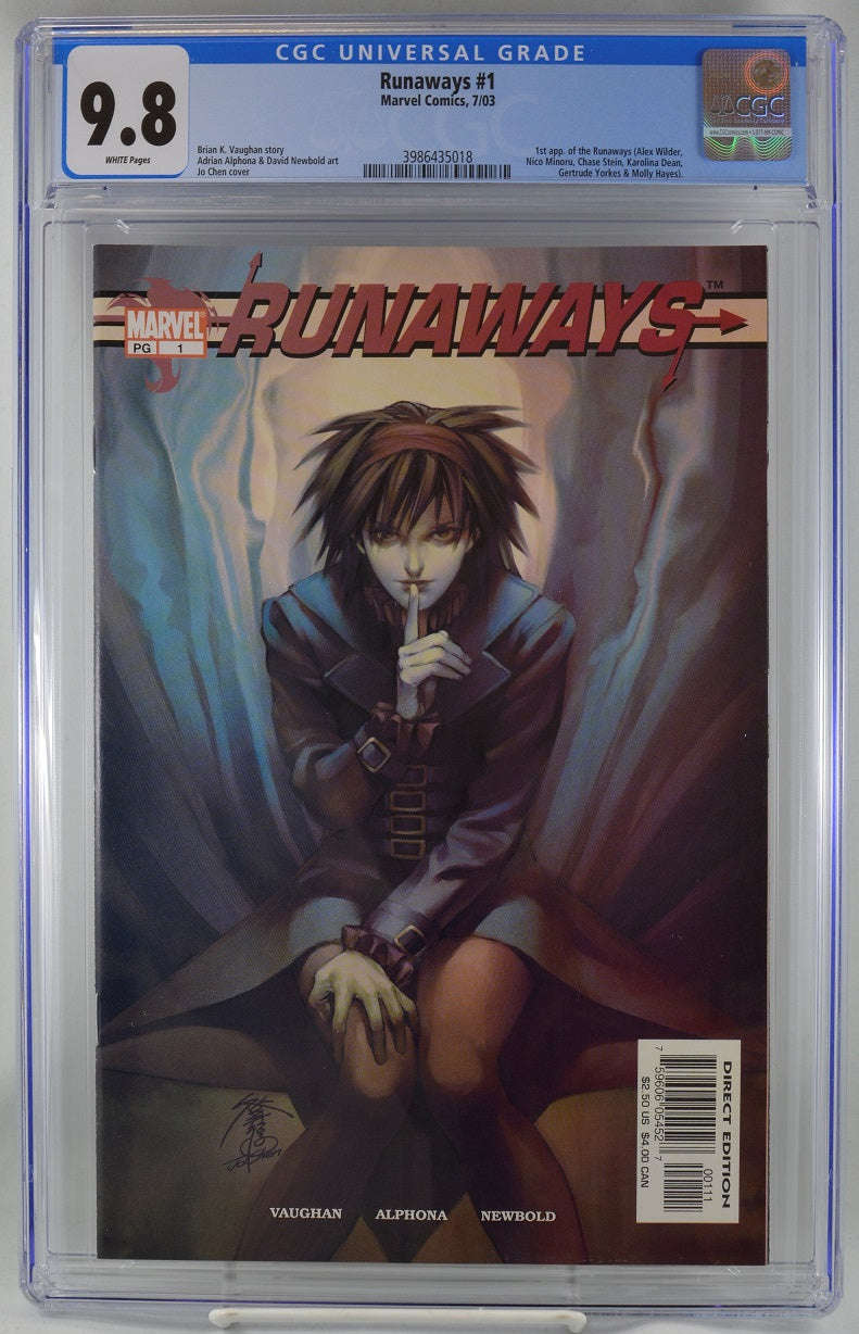 Popular Runaways cgc comic