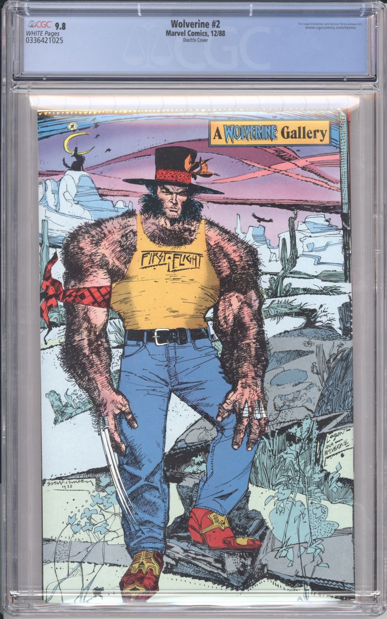 Wolverine (1988 1st Series Marvel) # 2 CGC
