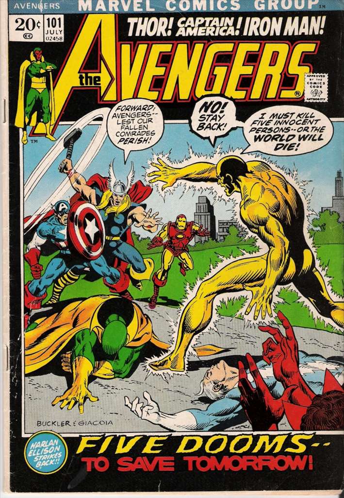 Avengers (1963 1st Series Marvel) #101 Raw