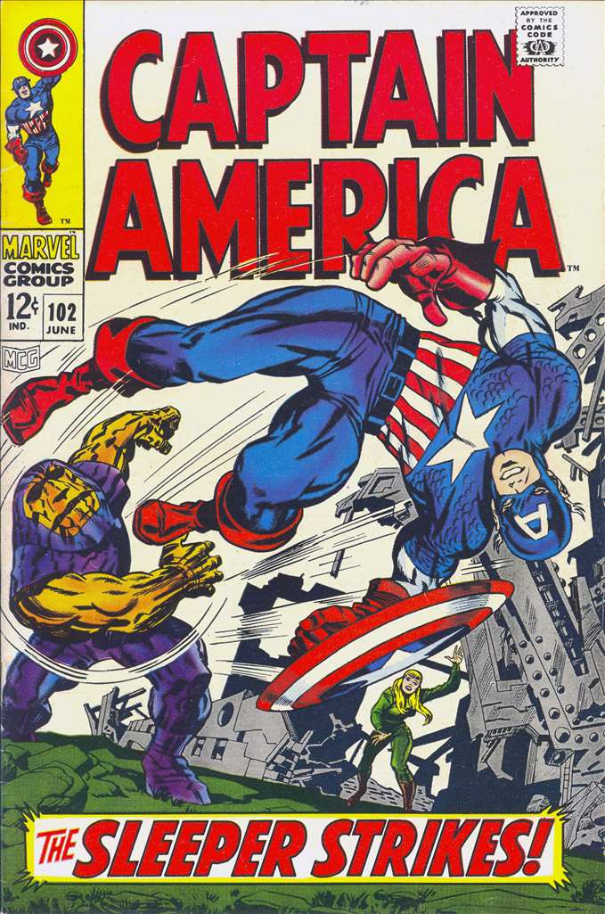 Captain America (1968 1st Series Marvel) #102 Raw