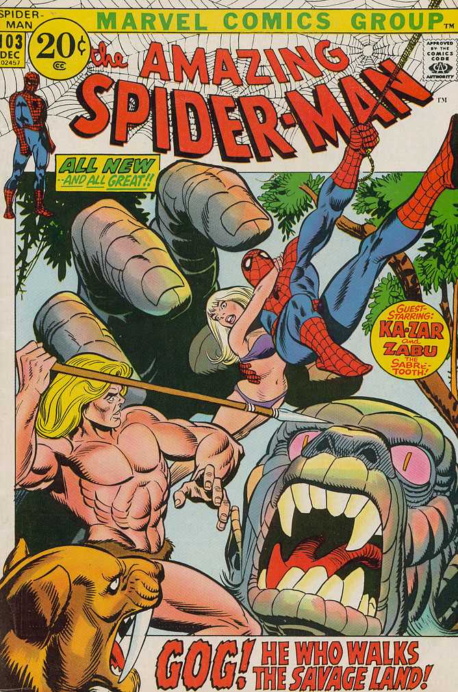 Amazing Spider-Man (1963 1st Series Marvel) #103 Raw