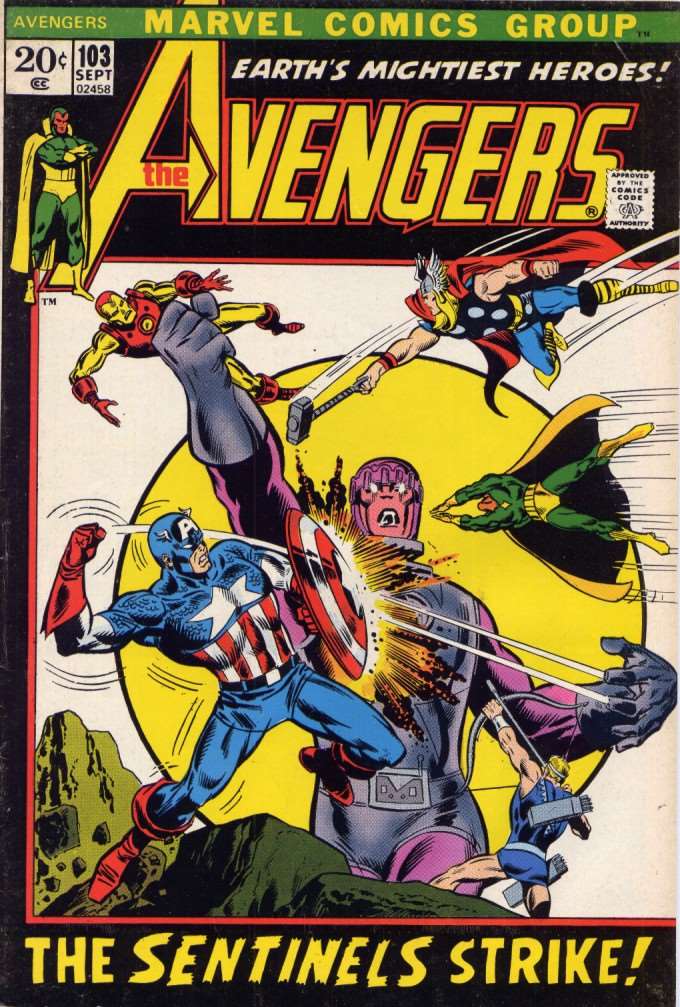 Avengers (1963 1st Series Marvel) #103 Raw