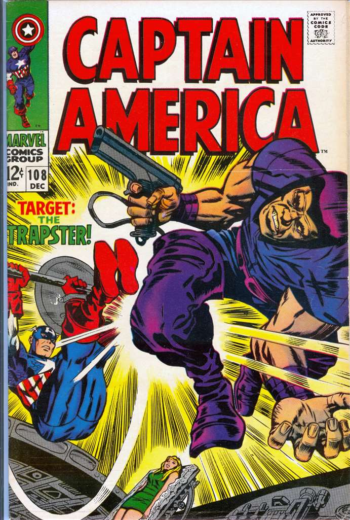 Captain America (1968 1st Series Marvel) #108 Raw