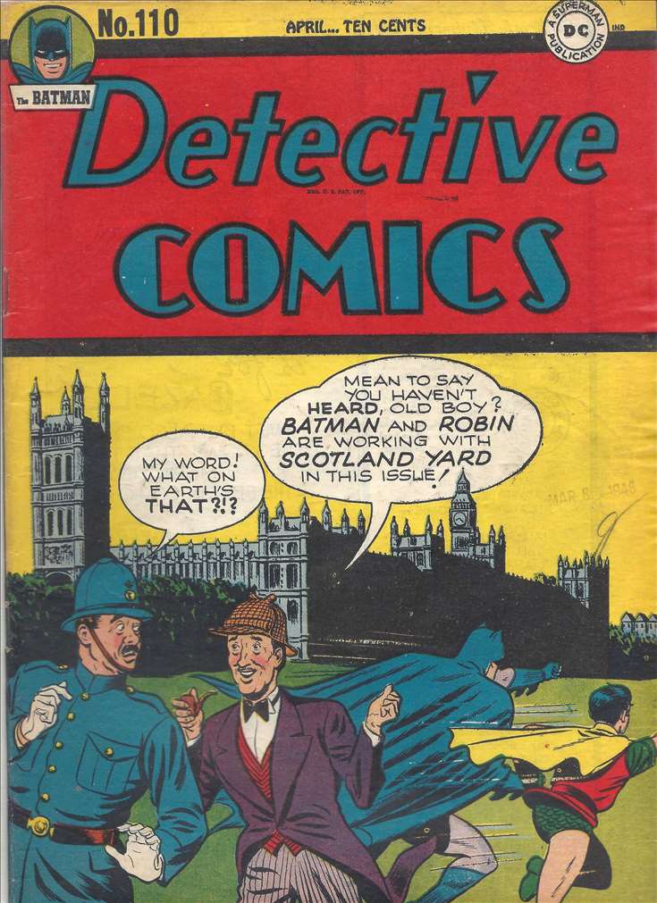 Detective Comics (1937 1st Series DC) #110 Raw