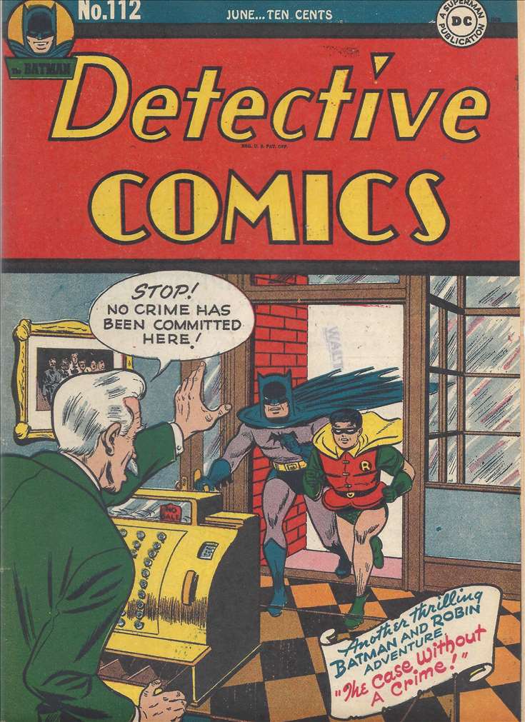 Detective Comics (1937 1st Series DC) #112 Raw