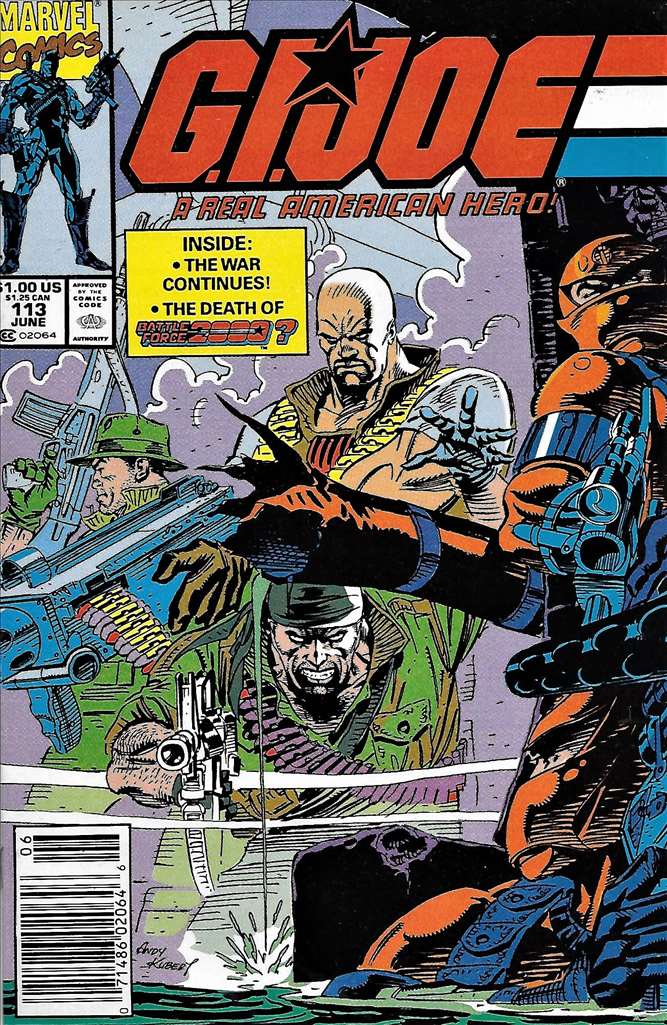 GI Joe (1982 Marvel) #113 Raw