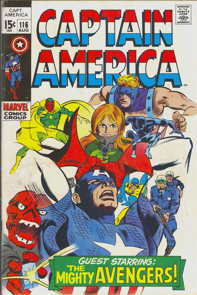Captain America (1968 1st Series Marvel) #116 Raw