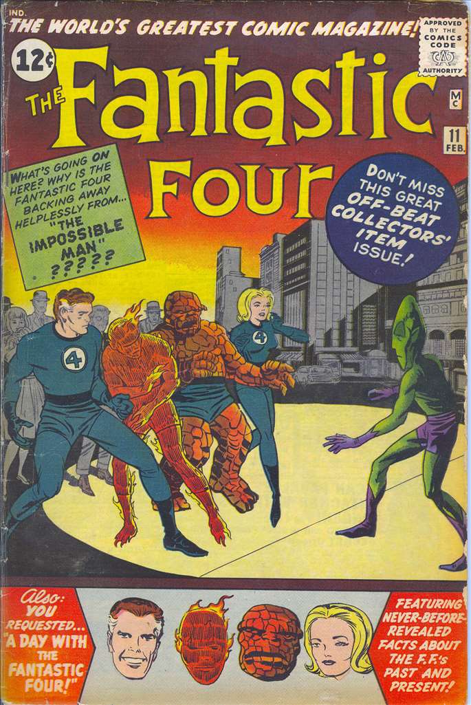 Fantastic Four (1961 1st Series Marvel) # 11 Raw