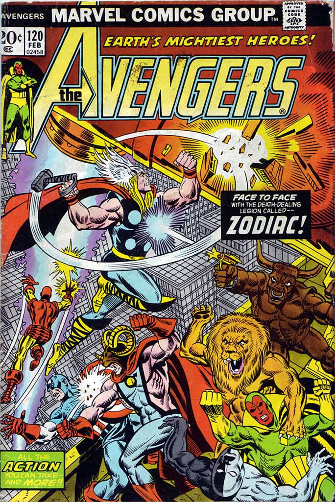 Avengers (1963 1st Series Marvel) #120 Raw