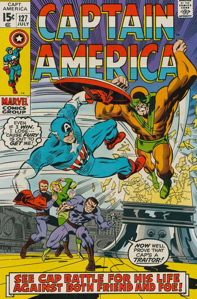 Captain America (1968 1st Series Marvel) #127 Raw