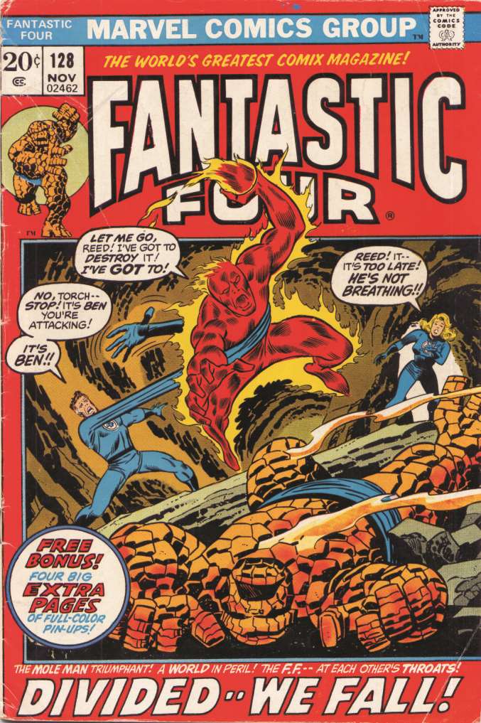 Fantastic Four (1961 1st Series Marvel) #128 Raw