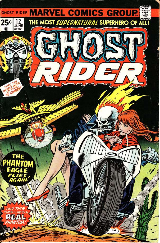 Ghost Rider (1973 1st Series Marvel) # 12 Raw