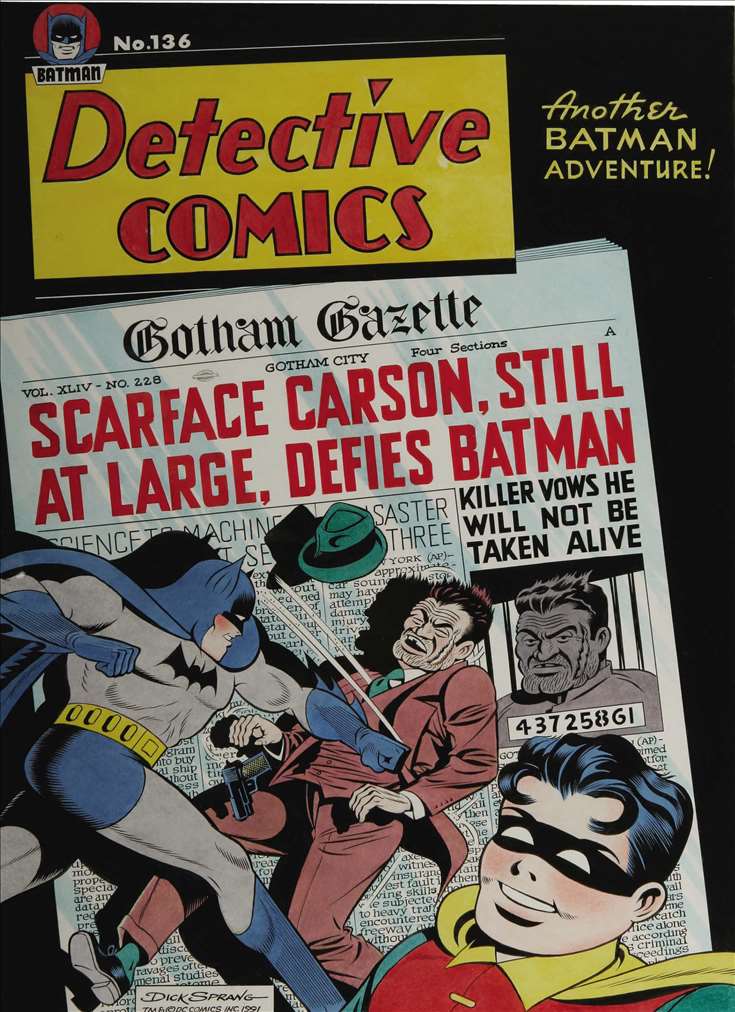 Detective Comics (1937 1st Series DC) #136 Raw