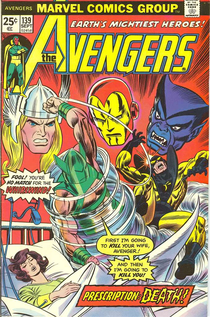 Avengers (1963 1st Series Marvel) #139 Raw