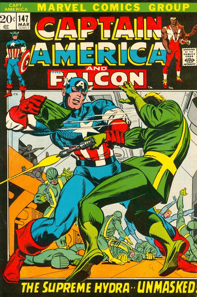Captain America (1968 1st Series Marvel) #147 Raw
