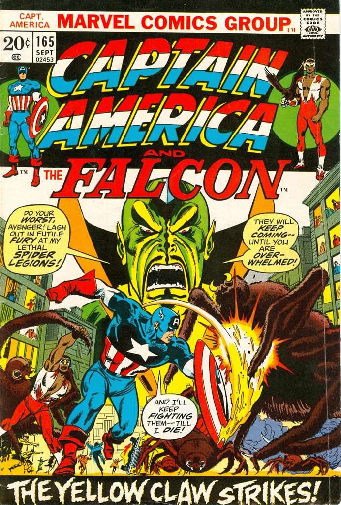 Captain America (1968 1st Series Marvel) #165 Raw