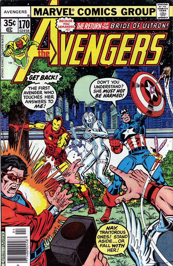 Avengers (1963 1st Series Marvel) #170 Raw