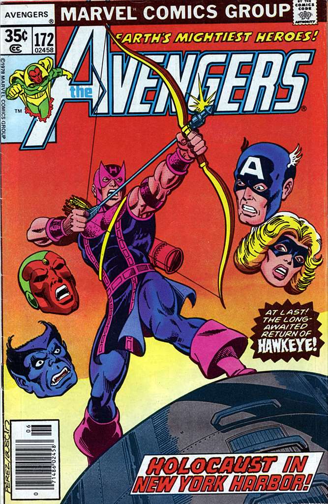 Avengers (1963 1st Series Marvel) #172 Raw