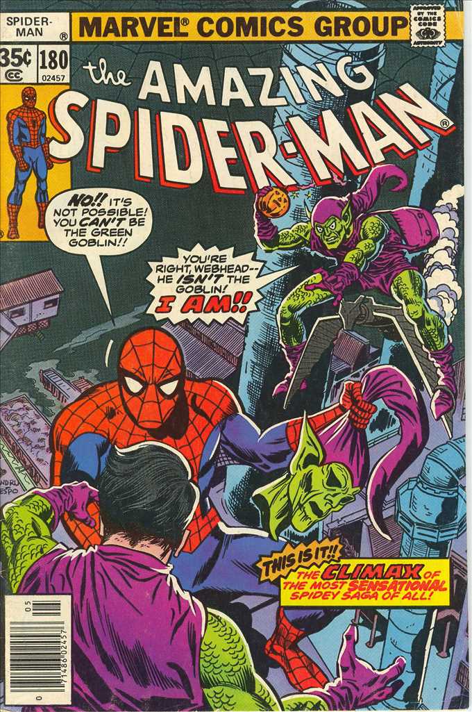 Amazing Spider-Man (1963 1st Series Marvel) #180 Raw