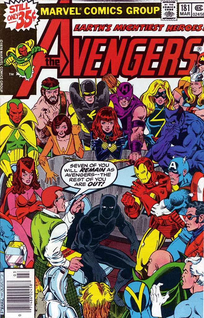 Avengers (1963 1st Series Marvel) #181 Raw