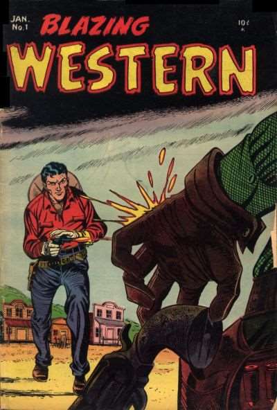 Blazing Western (1954) #  1 Raw