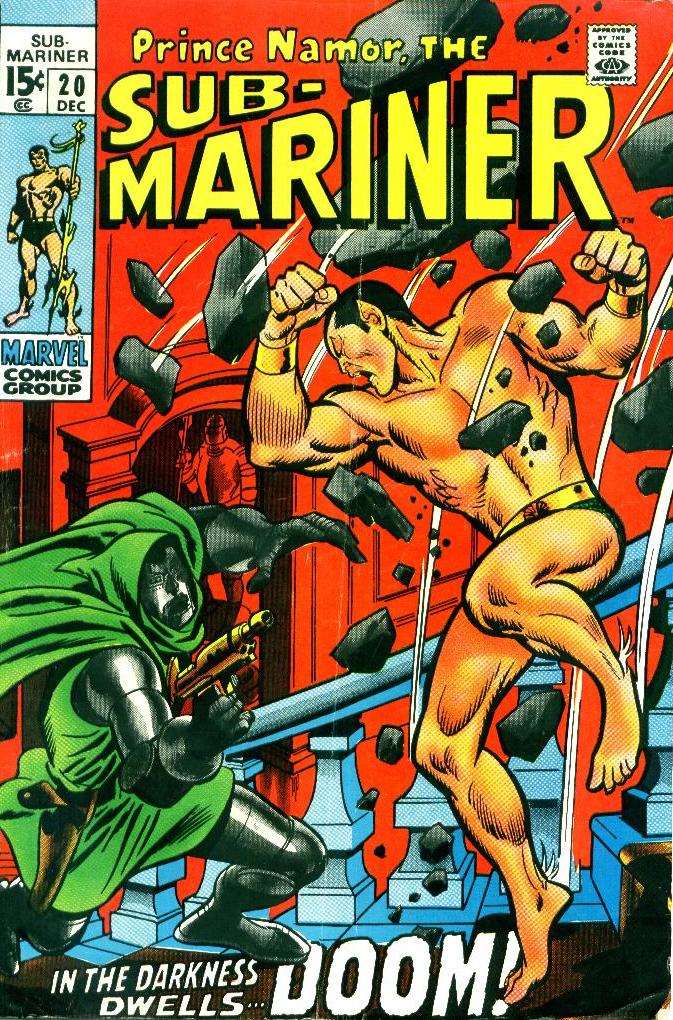 Sub-Mariner (1968 2nd Series Marvel) # 20 Raw