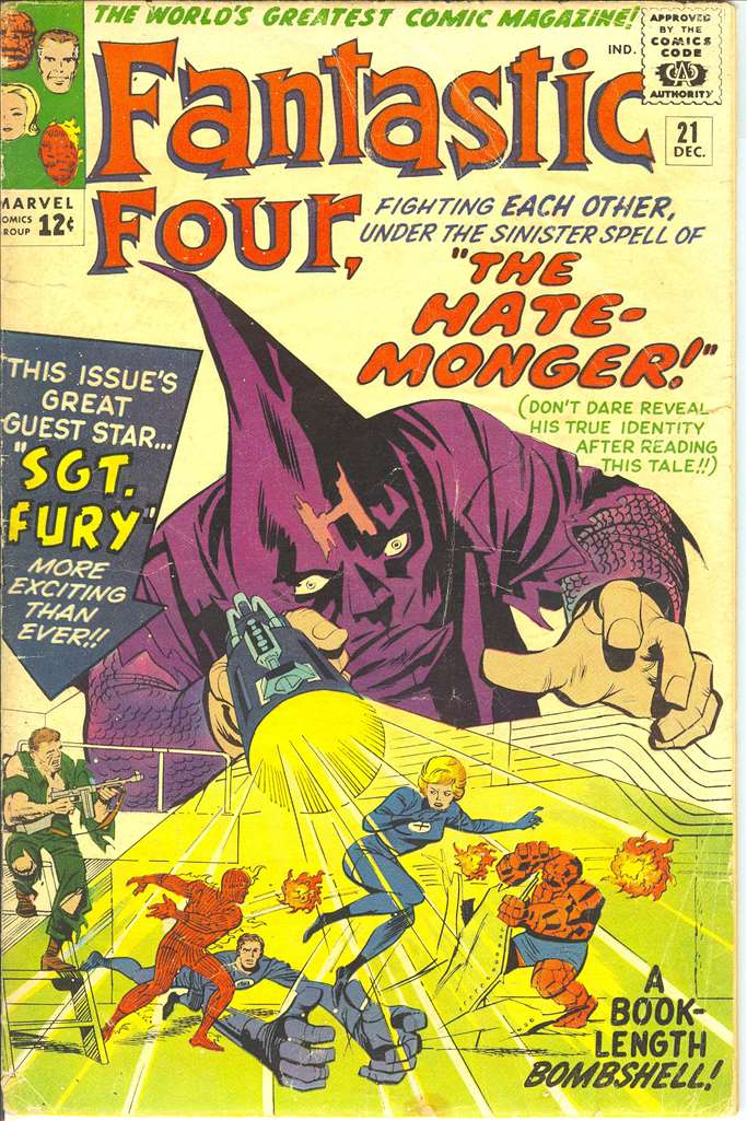 Fantastic Four (1961 1st Series Marvel) # 21 Raw