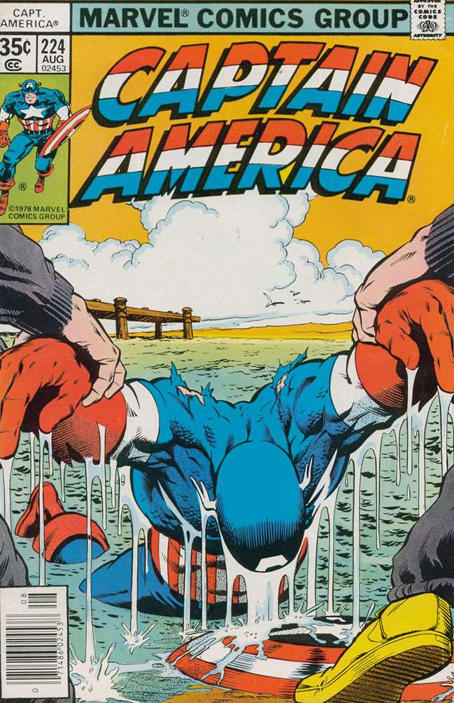 Captain America (1968 1st Series Marvel) #224 Raw