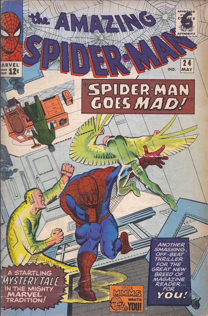 Amazing Spider-Man (1963 1st Series Marvel) # 24 Raw