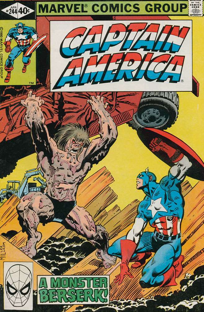 Captain America (1968 1st Series Marvel) #244 Raw