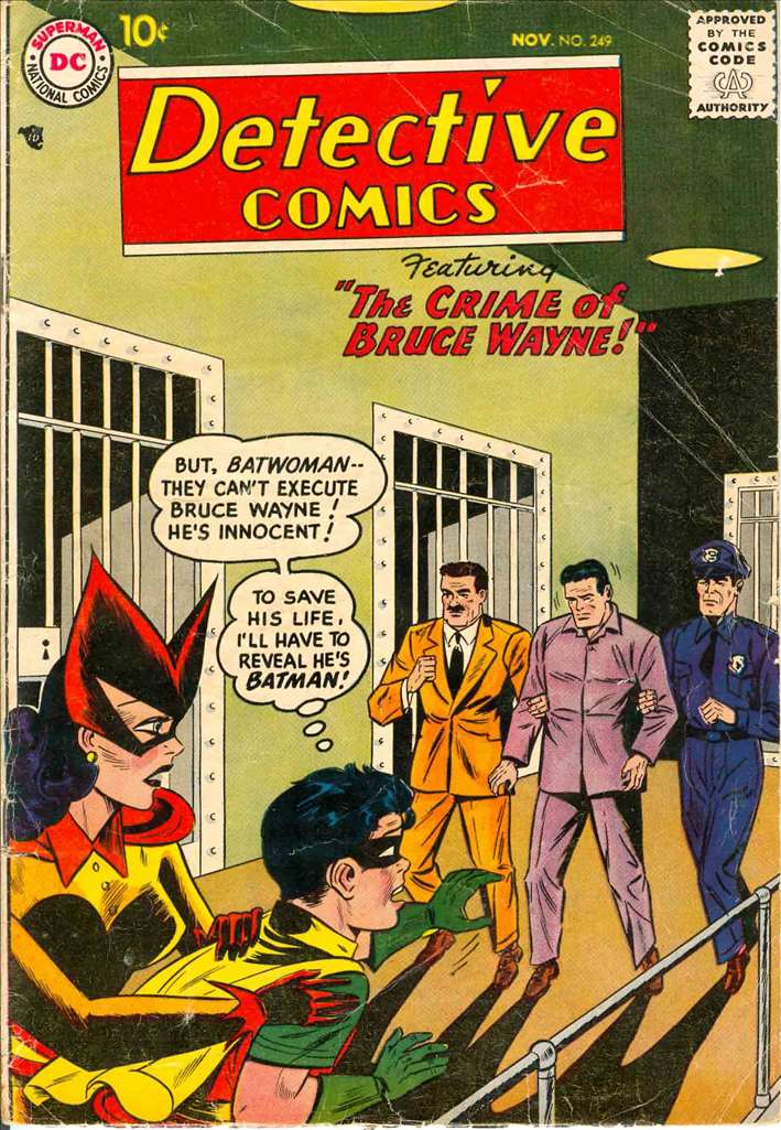 Detective Comics (1937 1st Series DC) #249 Raw