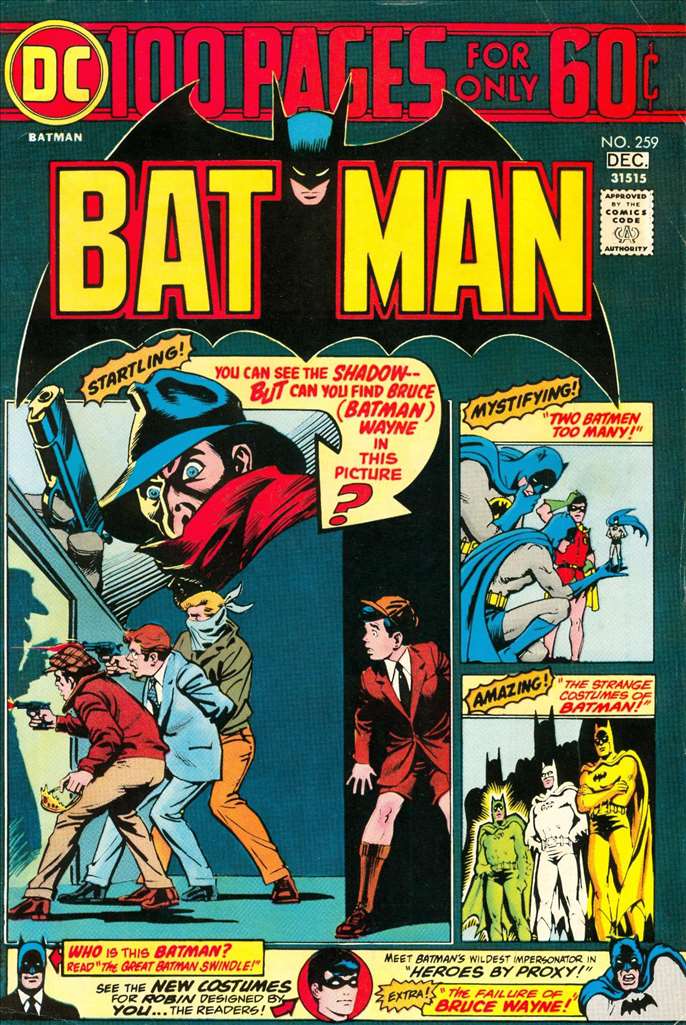 Batman (1940 1st Series DC) #259 Raw