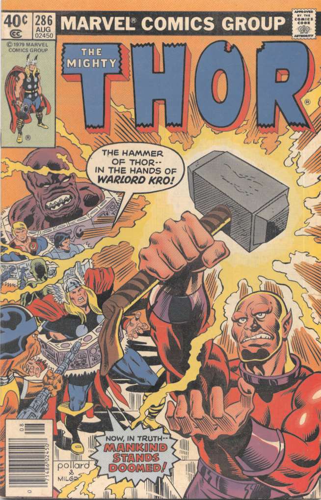 Thor (1966 1st Series Marvel) #286 Raw