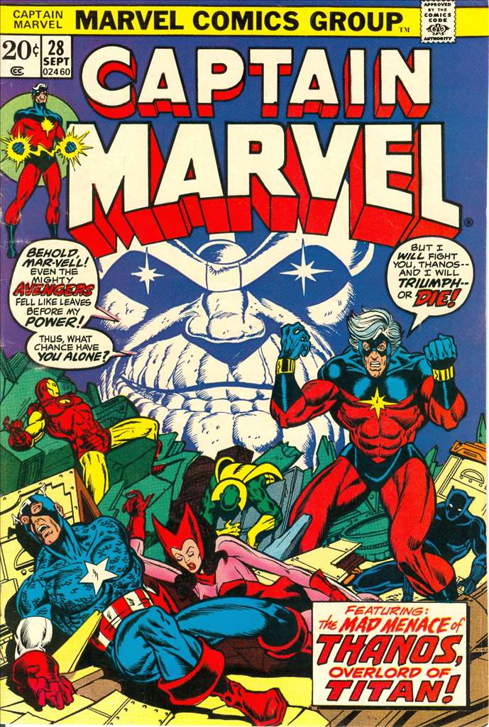 Captain Marvel (1968 1st Series Marvel) # 28 Raw